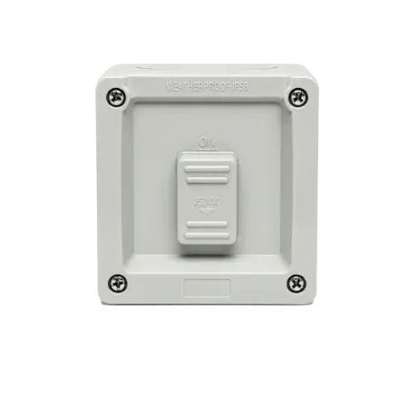 16A Weatherproof Single Switch 1 Phase