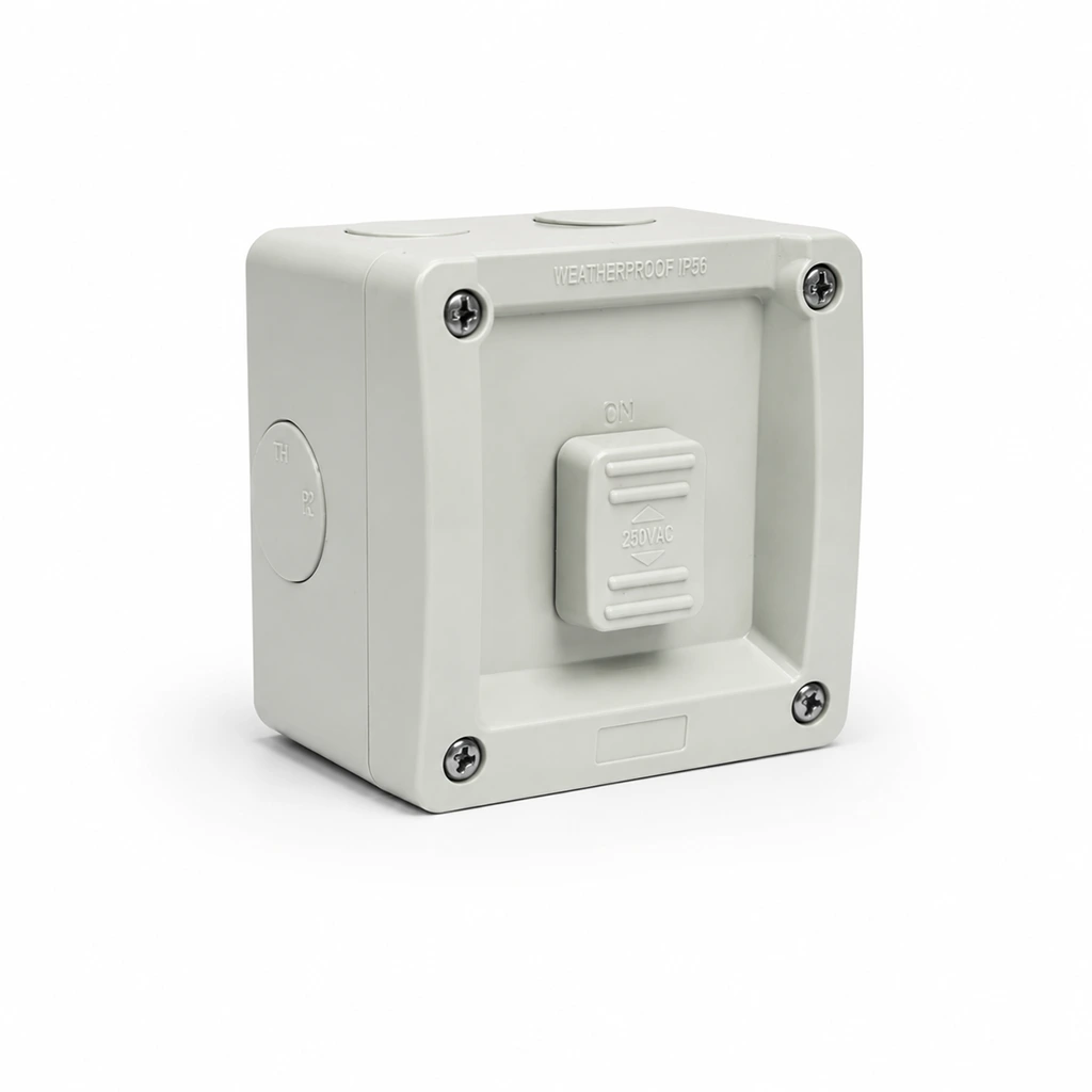16A Weatherproof Single Switch 1 Phase 2 16A Weatherproof Single Switch 1 Phase