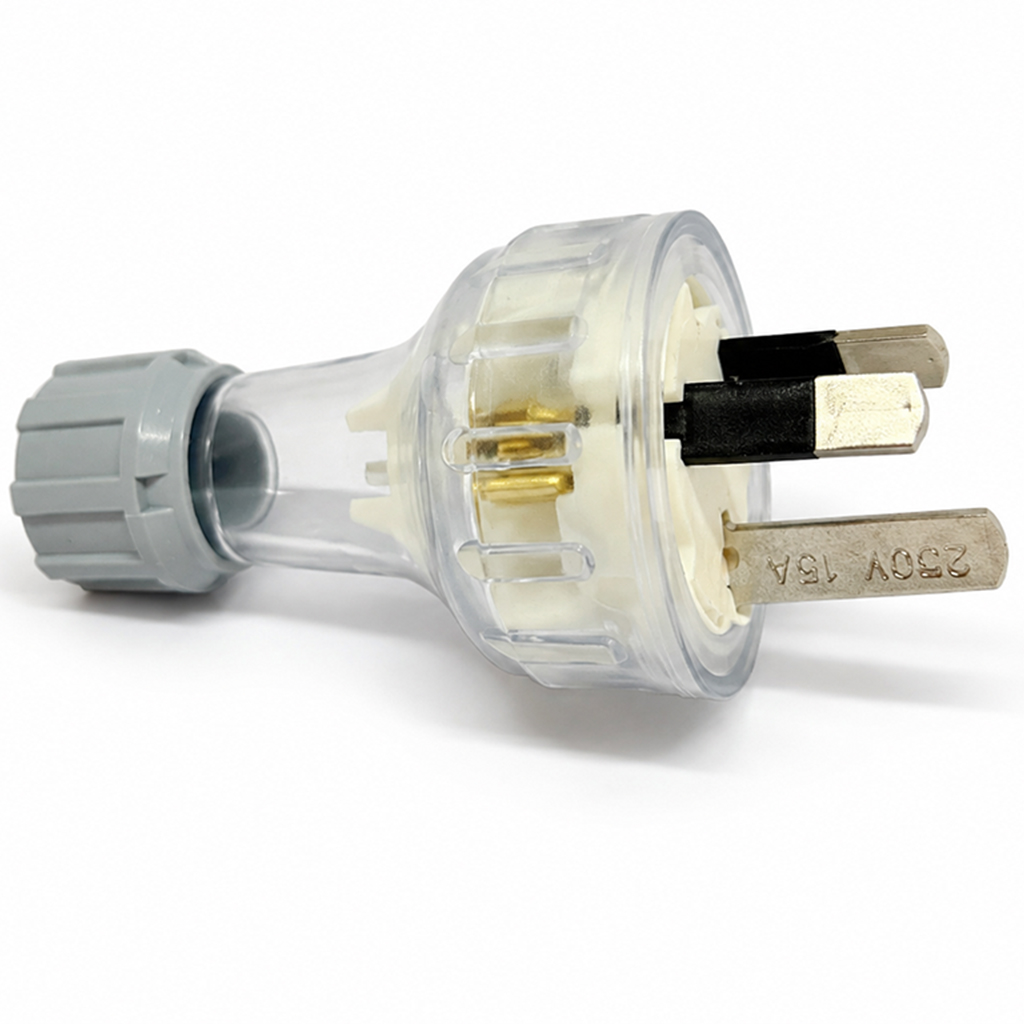 15A Rewireable Plug Top 4 15A Rewireable Plug Top