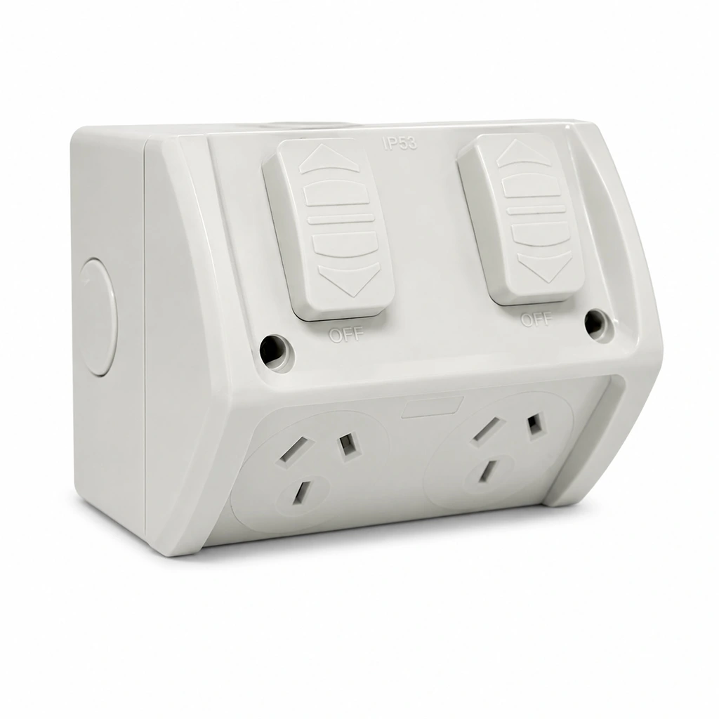 15A Double Weatherproof Power Point IP53 4 15A Double Weatherproof Power Point IP53