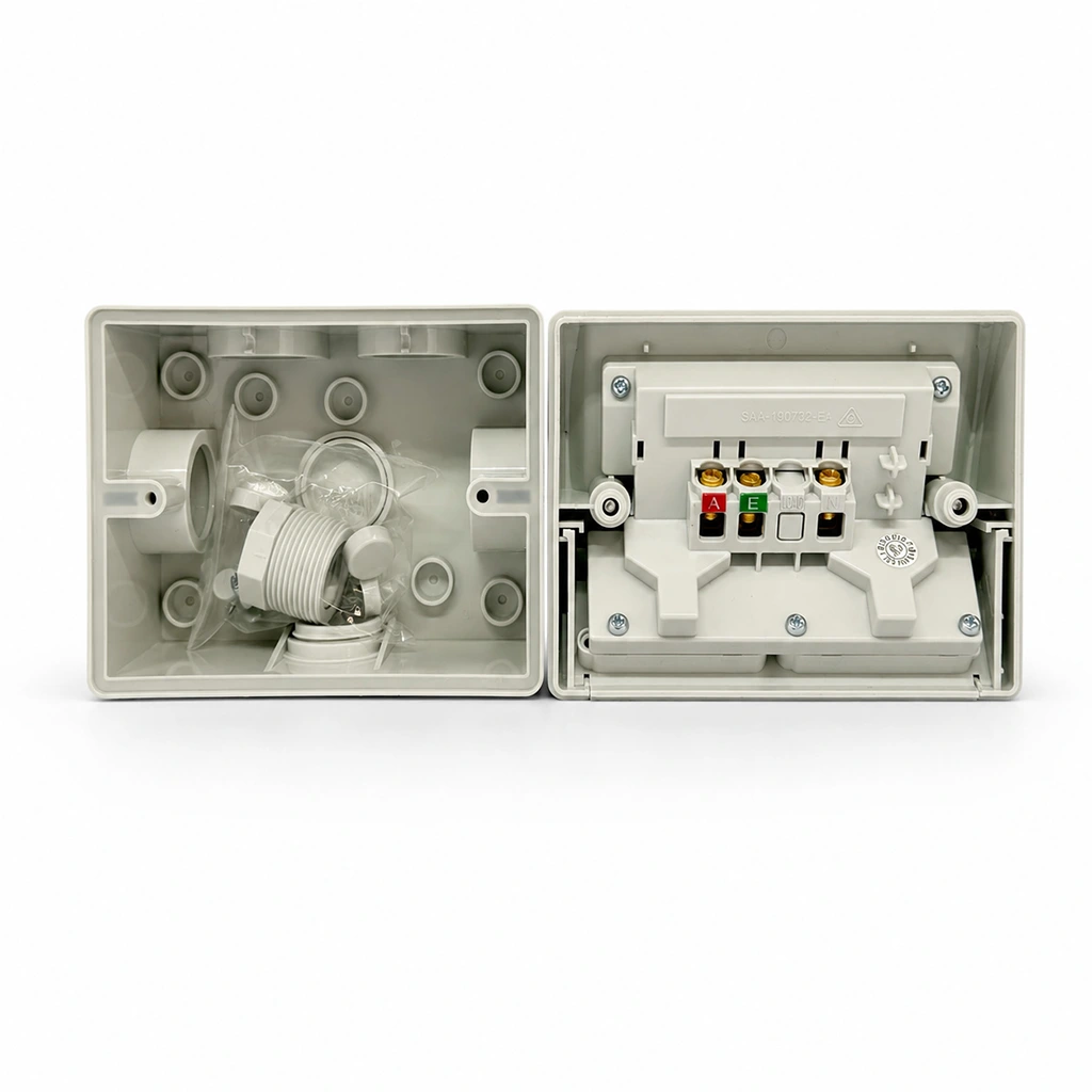 15A Double Weatherproof Power Point IP53 2 15A Double Weatherproof Power Point IP53