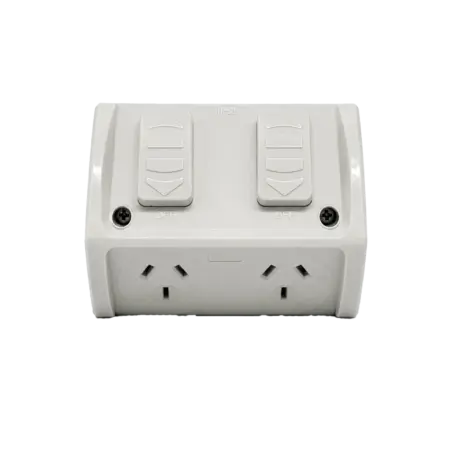 15A Double Weatherproof Power Point IP53