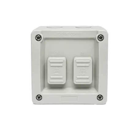 16A Weatherproof Double Switch 1 Phase