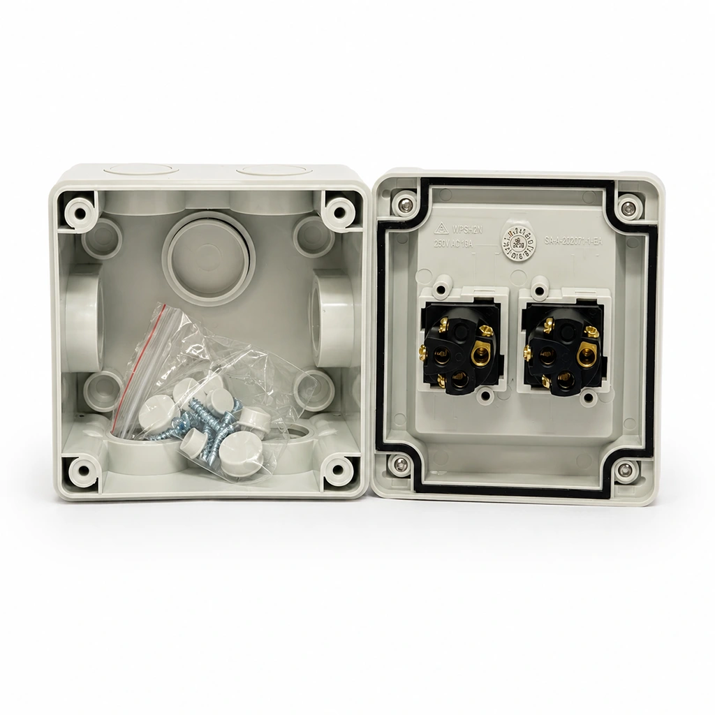 16A Weatherproof Double Switch 1 Phase 4 16A Weatherproof Double Switch 1 Phase