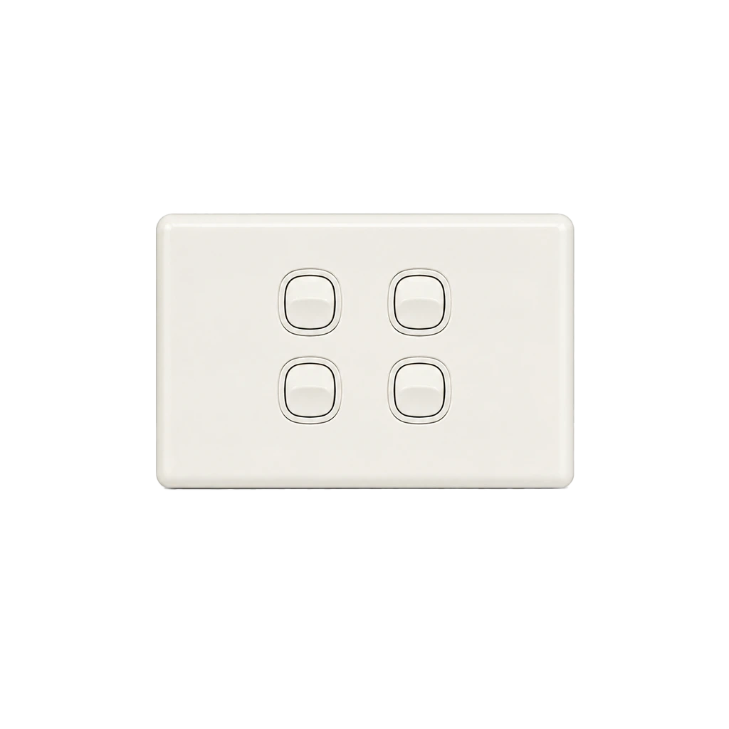 Classic 4 Gang Light Switch 1 Horizontal 4 Gang Light Switch