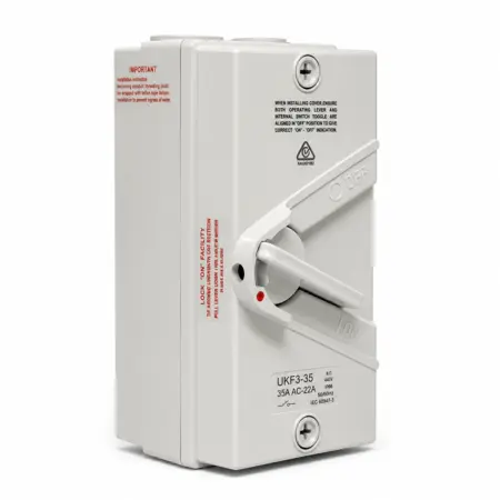 35A 3 Phase Isolator Switch IP65