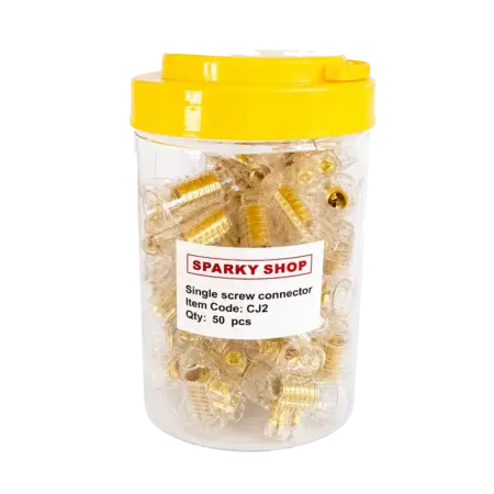 Cable Connector Double Screw 3x6mm 32A Jar of 50