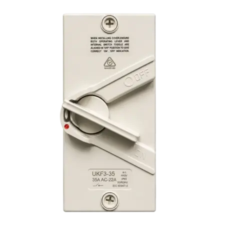 35A 3 Phase Isolator Switch IP65