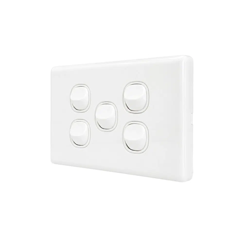 Classic 5 Gang Light Switch 2 Classic 5 Gang Light Switch - Image 2
