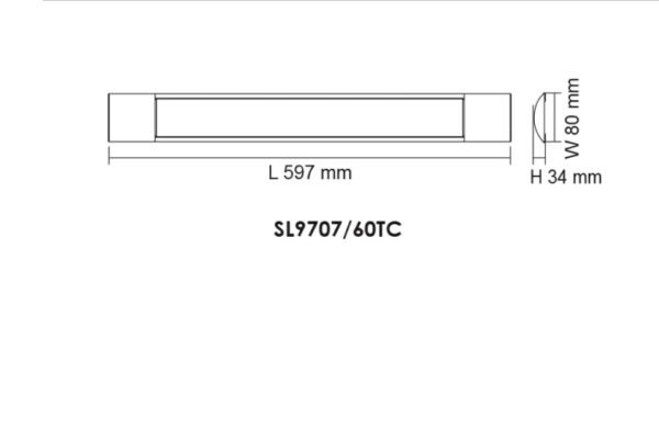 20W slimline LED batten