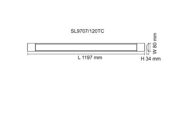 Slimline 30W LED Batten - 4ft - Image 3