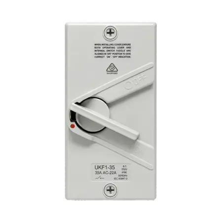 Isolator Switch 35A 1 Phase - IP65