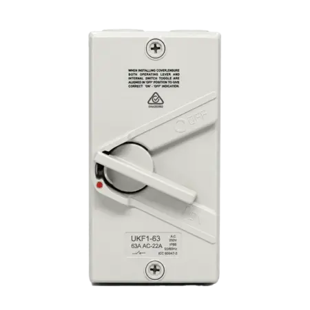 Isolator Switch 63A 1 Phase - IP65