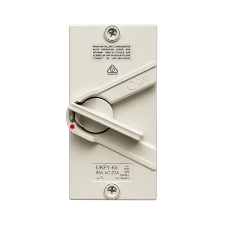 Isolator Switch 63A 1 Phase - IP65