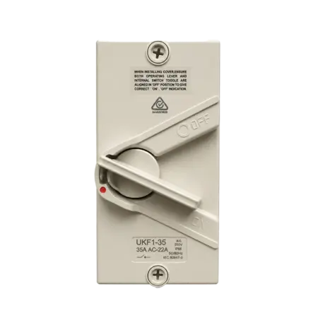 Isolator Switch 35A 1 Phase - IP65