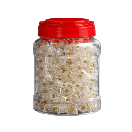 35A-single-cable-connectores-100 in a Jar