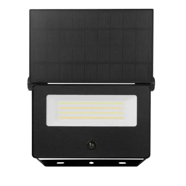 LED Flood Lights for Driveways, Yards, Warehouses & Commercial Sites 8 17W LED Solar Flood Light - PIR Motion Sensor