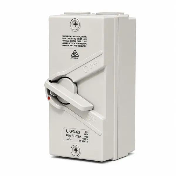 Best Three-Phase Isolator Switches for Electrical Protection in NZ 52 Sparky Pack – 10 X 63A 3 Phase Isolator Switches