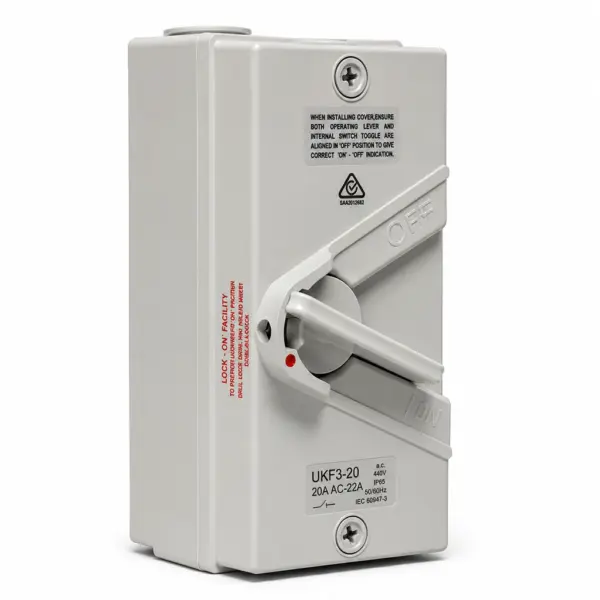 Best Three-Phase Isolator Switches for Electrical Protection in NZ 14 Sparky Pack – 10 X 20A 3 Phase Isolator Switches