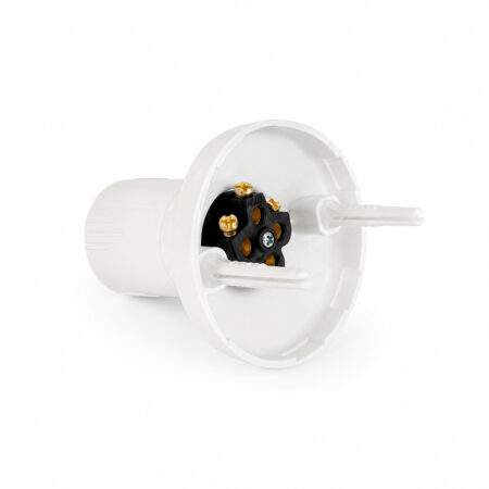 B22 Batten Holder with Plug 250V