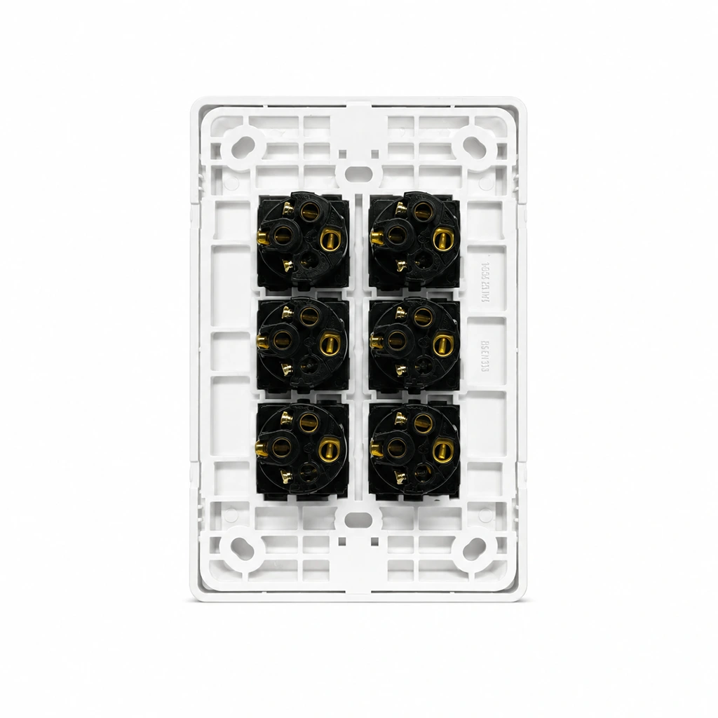 Signature Light Switch 10A – 6 Gang 4 Light Switch 10A – 6 Gang