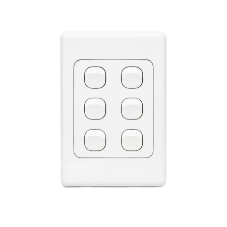 Light Switch 6 Gang