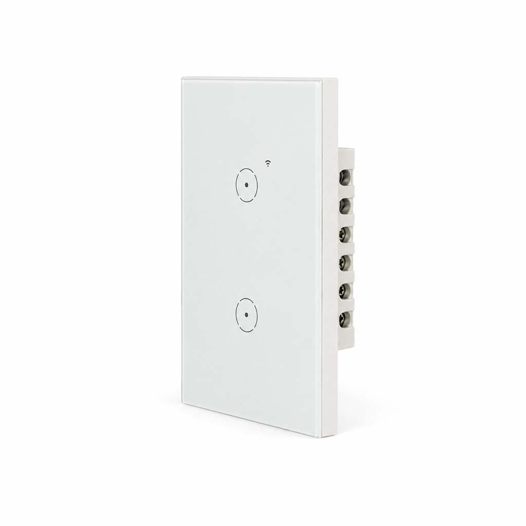 Smart WiFi Touch Switch – 2 Gang Vertical 2 Smart WiFi Touch Switch – 2 Gang Vertical