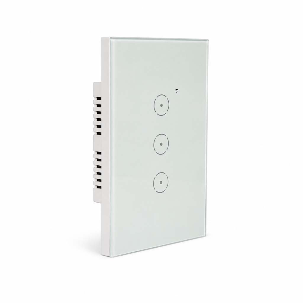 Smart WiFi Touch Switch – 3 Gang Vertical 3 Smart WiFi Touch Switch – 3 Gang Vertical